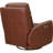 Corinne Power Headrest Top Grain Leather Swivel Glider Recliner-878365725