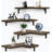Gilbertown 4 Piece Corner Floating Shelf-2028152835