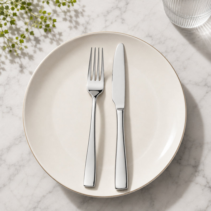 65-Piece 18/10 Silverware Set for 12