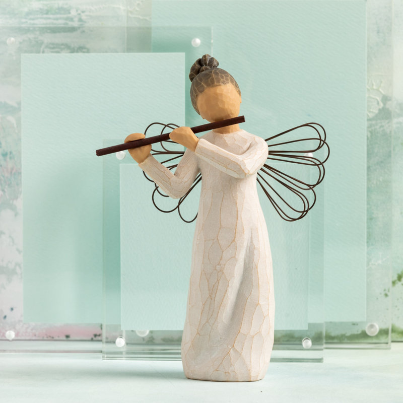 Figurine sculptée 6 po Willow Tree Angel of Harmony