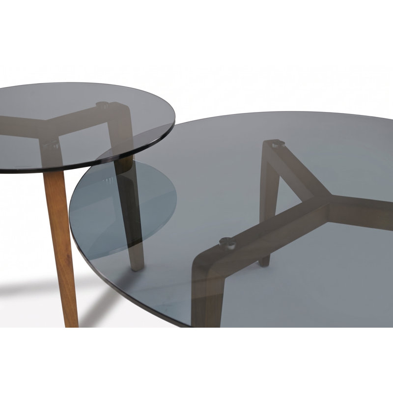 Mineo Solid Wood Round Coffee Table
