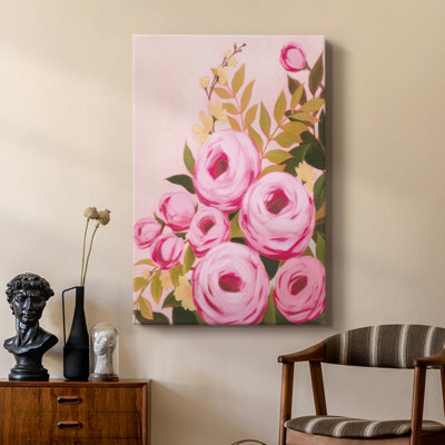 Vibrant Roses II -Custom Wrapped Gallery Cavas