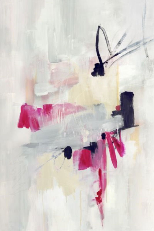Romantic Absolute Print by Guseul Park, Image Brush Gel, 60" H x 40" W x 2" D