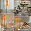 Lampe sur pied Sunset Orange Clouds Mountains, lampe sur pied à intensité variable avec télécommande, interrupteur au pied, abat-jour, lampe de coin pour le salon, la chambre et le bureau