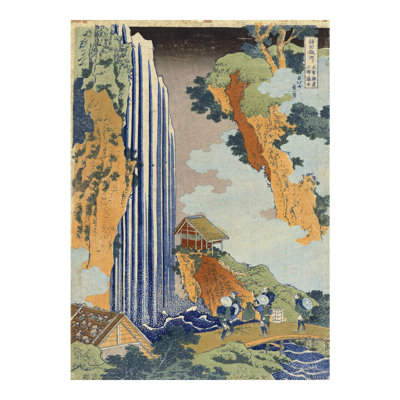 Ono Waterfall the Kiso Highway by Katsushika Hokusai - Giclee Print