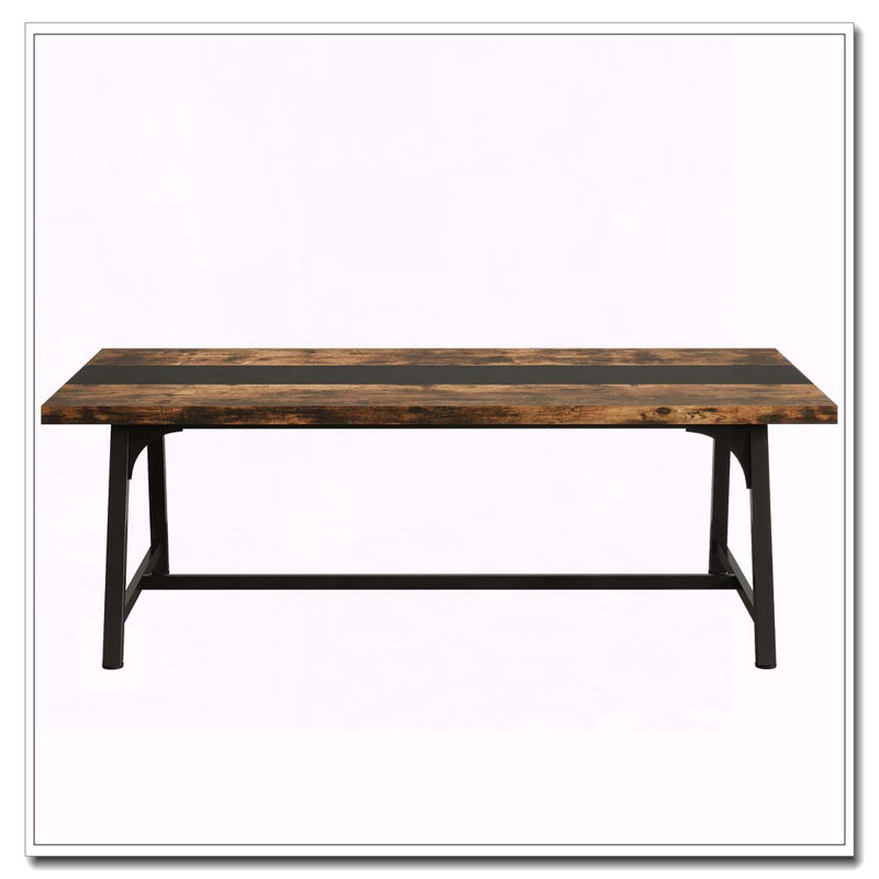 Bureau double caisson, Brun / Noir