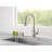 Boyd Pull Down Sprayer Kitchen Sink Faucet with Matching Soap Dispenser-94791903