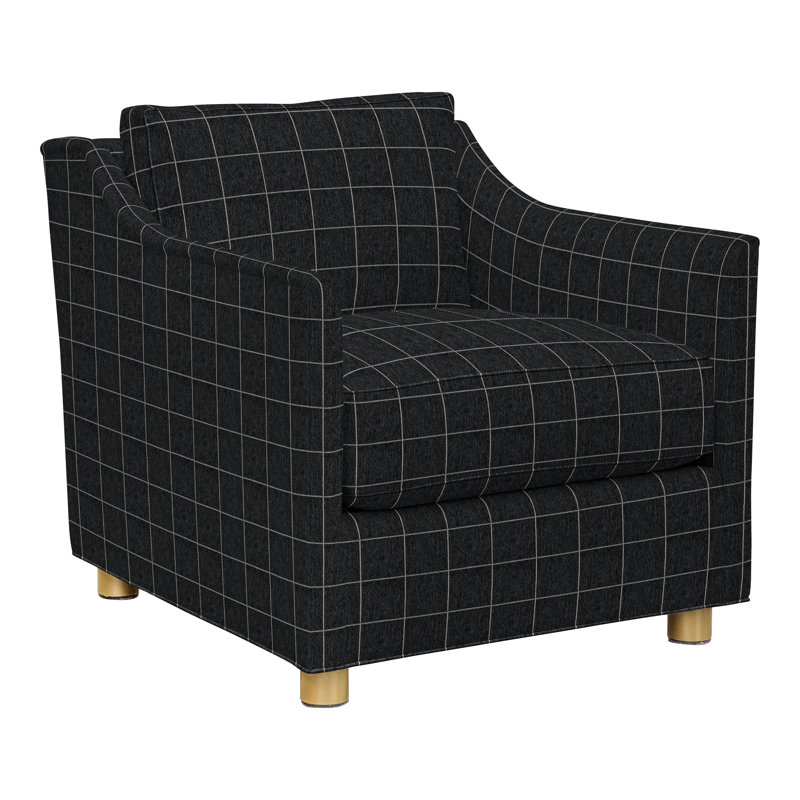 Chaise 33,5 po Newlin, Perigold Youngman ébène