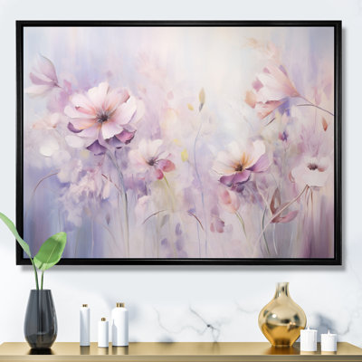 Purple Botanical Whispers III - Abstract Botanicals Wall Art