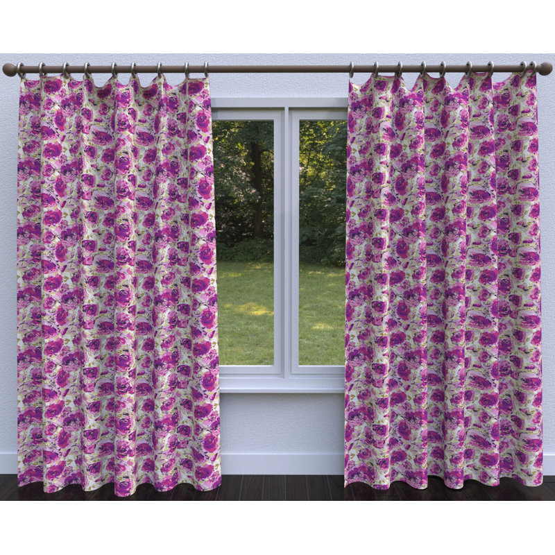 Tissu d’impression roses, Mauve