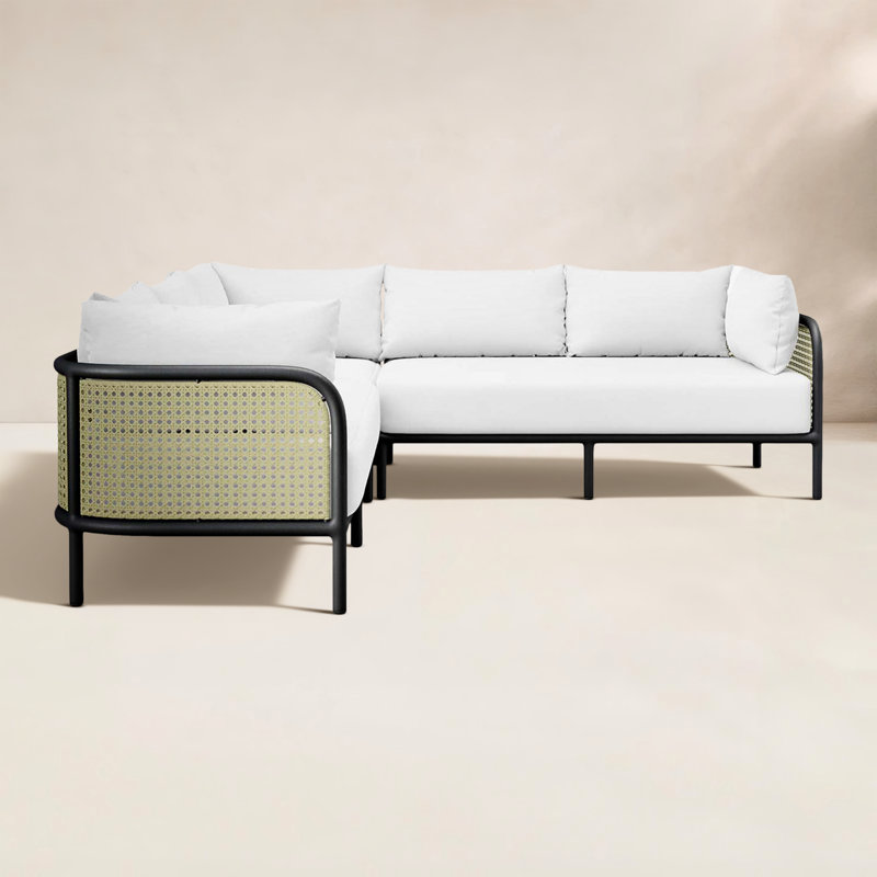 Canapé modulaire d'extérieur 3 pièces Modway Hanalei