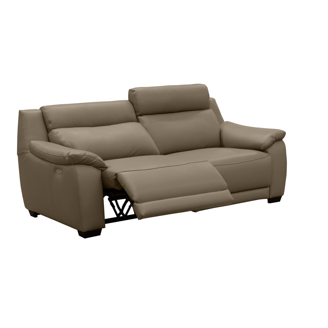 Sofa Latrale aus Echtleder