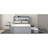 Twin Xl Platform Bed With Construction, Led Headboard, Gray Storage, Headboard And Charging Interface-1683972772