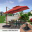 Parasol de luxe carré Rejane-1484689452
