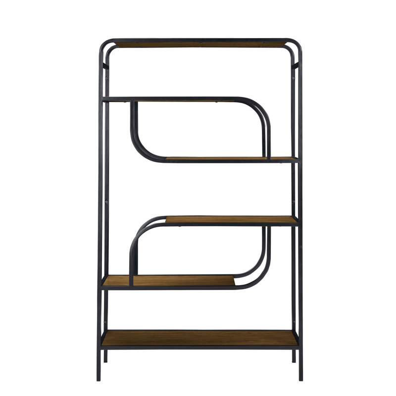 Bibliothèque géométrique / présentoir pour salon, bureau personnel, bureau