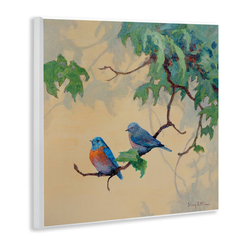 Oiseaux ensemble, art mural, par Floy Zittin