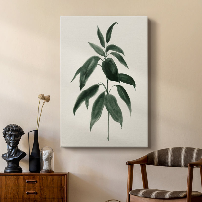 Doux verdure II - galerie Cavas sur mesure, H 12 po x l 8 po