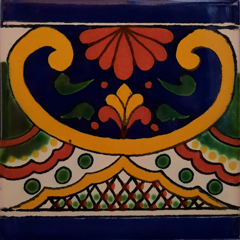 Carreau mexicain TalaMex Greca C 6 pièces x 6 po 6 pièces x 6 po