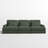 Antravian 127.5'' Corduroy Sofa-1263240981
