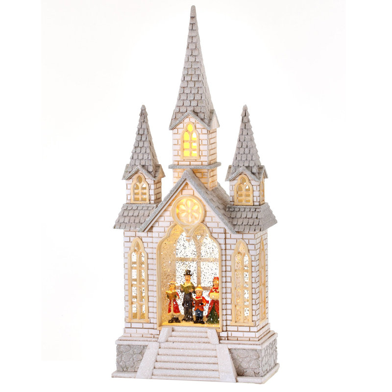 Lanterne d'eau Carolers at Church