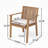 Acacia Wood Outdoor Chairs