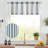 Striped Linen Valance Curtain 16 Inch Vertical Striped Valance For Kitchen Bathroom Light Filtering Window Treatment Rod Pocket Farmhouse Rustic Semi Sheer Short Window Curtain 1 Panel-112489614