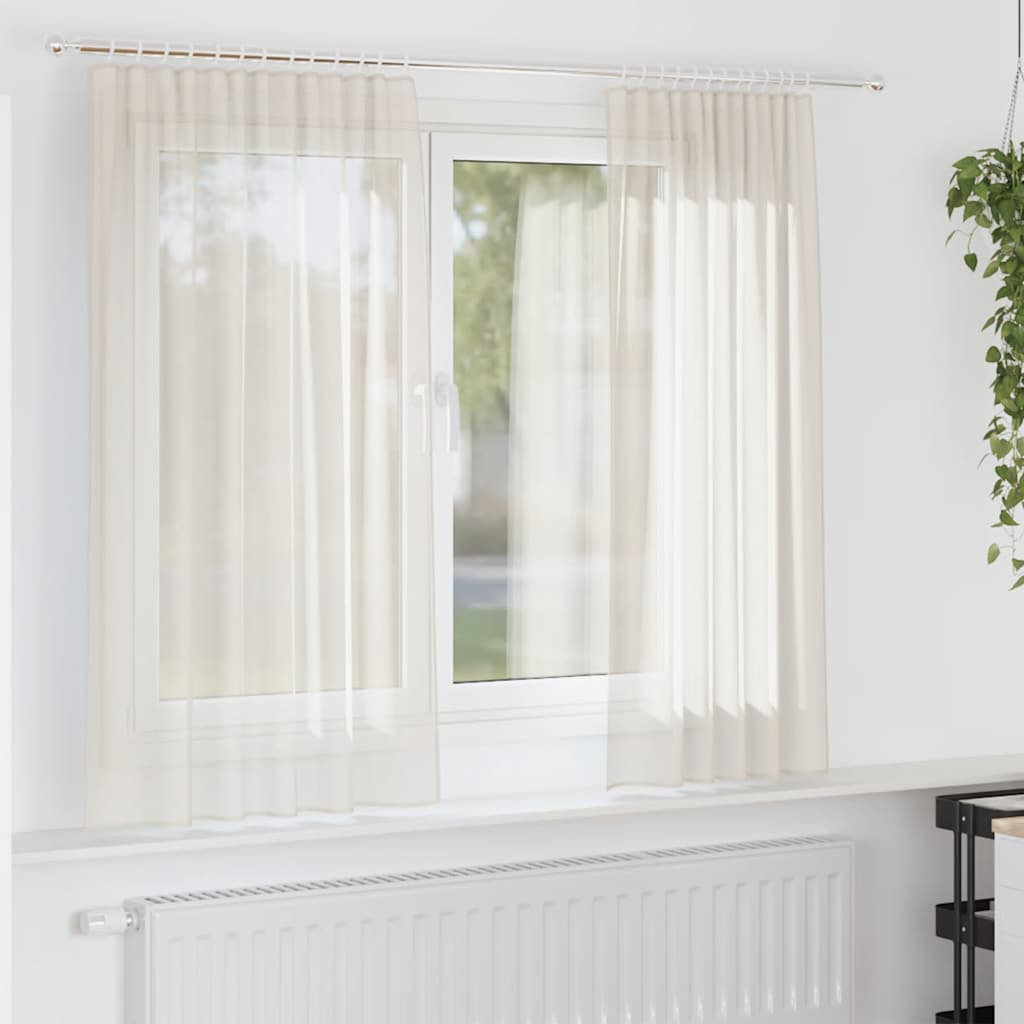 Semi Sheer Curtain Pair