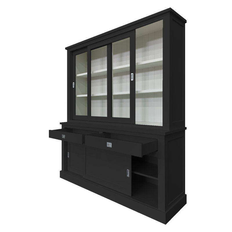 Antione Display Cabinet, Black 