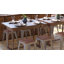 Alsadig 18" Table Height Indoor Stackable Metal Stool with Wood Seat-627681965