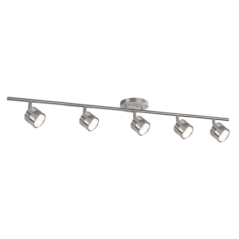 Lyra 36" 5-Light Track Kit, Brushed Nickel