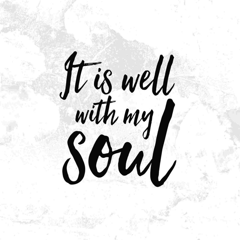 «It Is Well With My Soul Texture», H 12 po x l 12 po