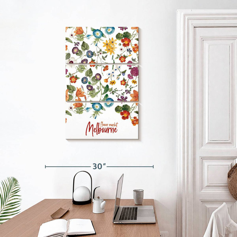 Affiche Harnek Melbourne Flower Market, H 32 po x l 20 po