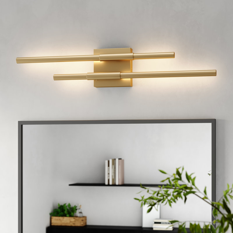 Buchan 2 - Light Dimmable LED Vanity Light, Gold