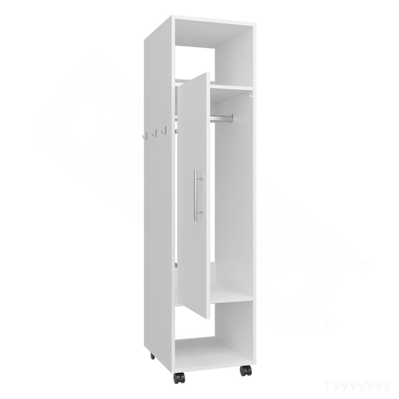 Garde-robe Boston, chambre à coucher, blanc, Blanc