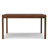 Wilson 54"W Wood Square Dining Table, Transitional Style, Seats 8-1643707092