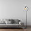 Brookhn 151cm Swing Arm Floor Lamp Set