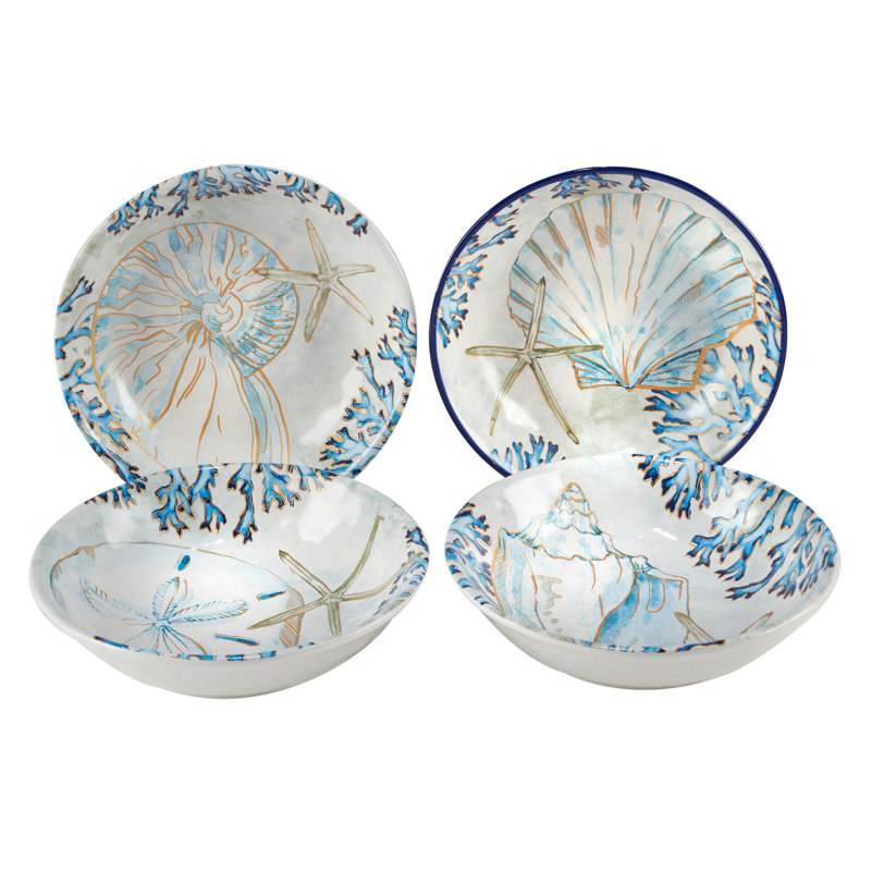 Playa Shells Set Of 4 Soup Bowl