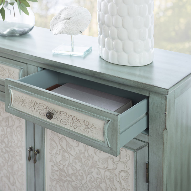 Woolridge Accent Cabinet, Antique Blue