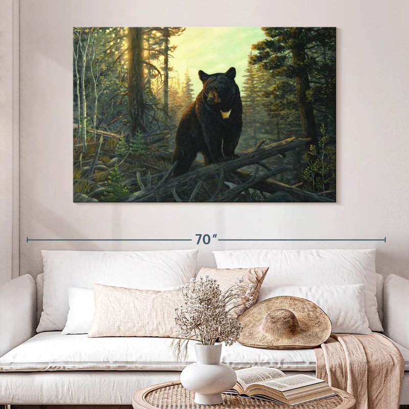 Brampt Black Magic Bear, 34" H x 51" W