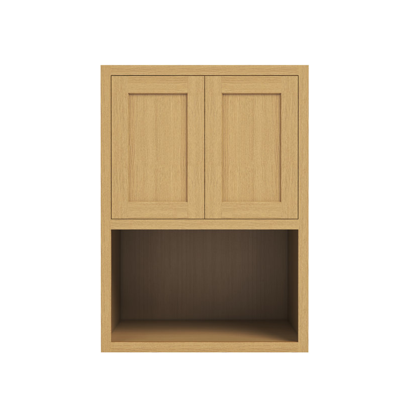Armoire murale pour micro-ondes de cuisine prête à assembler l 30 po x H 42 po x P 25 po CASAINC, W30"x H42"