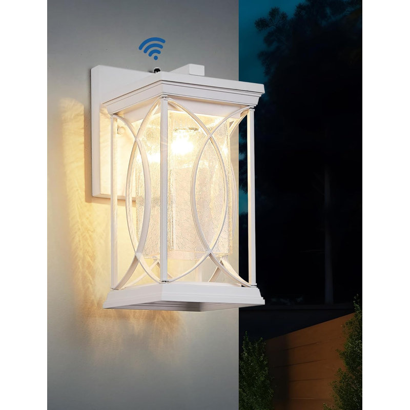 White Outdoor Wall Lamp