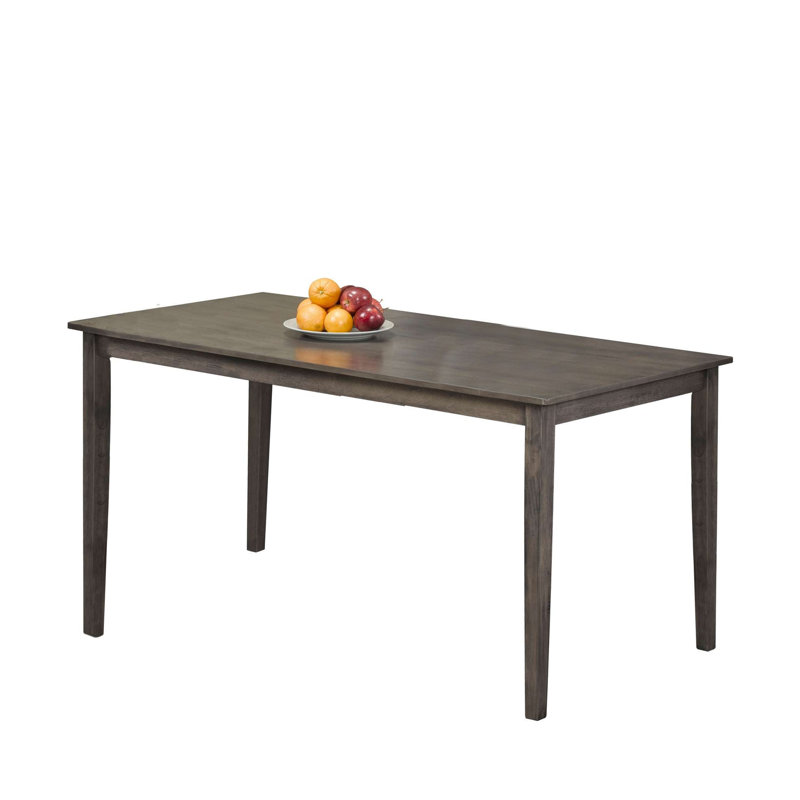 Table de salle à manger Tavros, L 36 po x L 59 po, gris