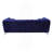 Blue Velvet Sofa