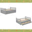Lit de jour double avec lit gigogne simple et tiroirs-316332578