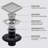 4.33'' Square Grid Shower Drain With Flange-88742742
