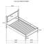 Samson 46-Inch Twin Panel Platform Bed Grey And Light Brown-721022702