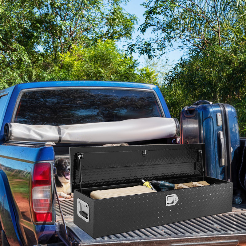 Boîte à outils pour camion robuste en aluminium VEVOR