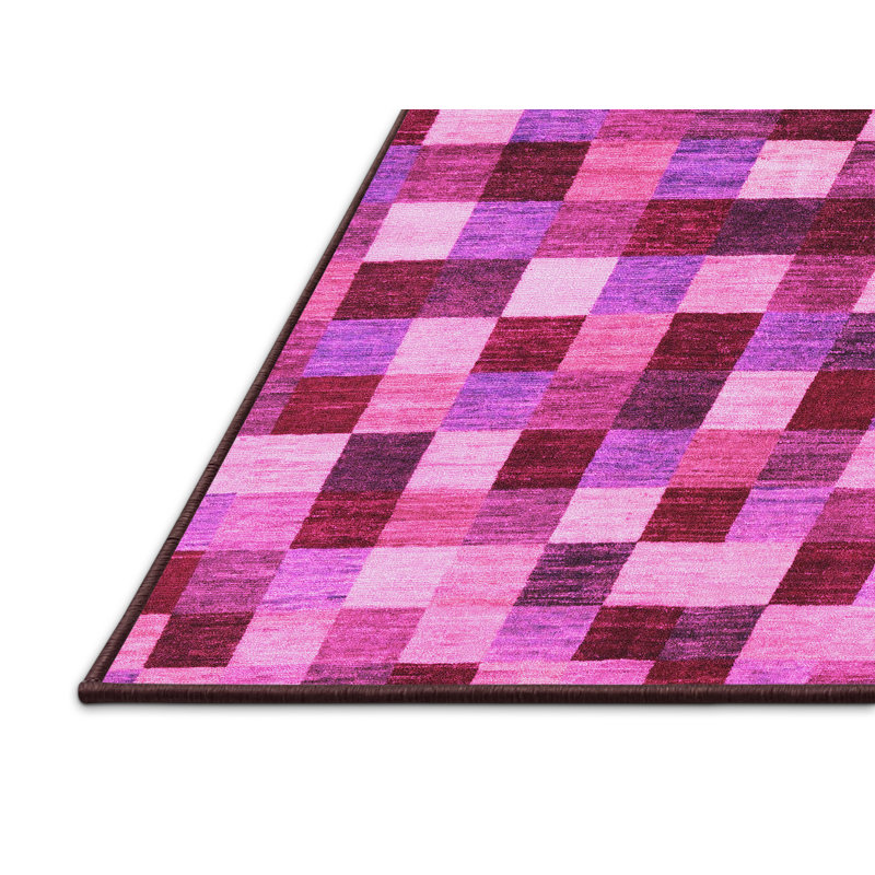 Tapis abstraits de couleur rose, rose, Rectangle 2 pi x 3 pi
