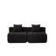 Canapés modulaires à compression, canapé modulaire en chenille noir, sièges de maison modernes