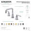 Robinet de salle de bain espacé Kingston-75065473